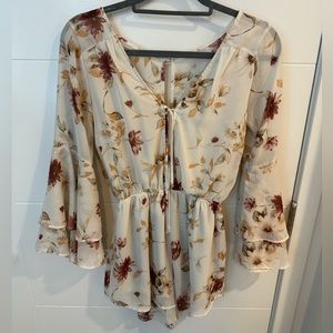 Floral Romper